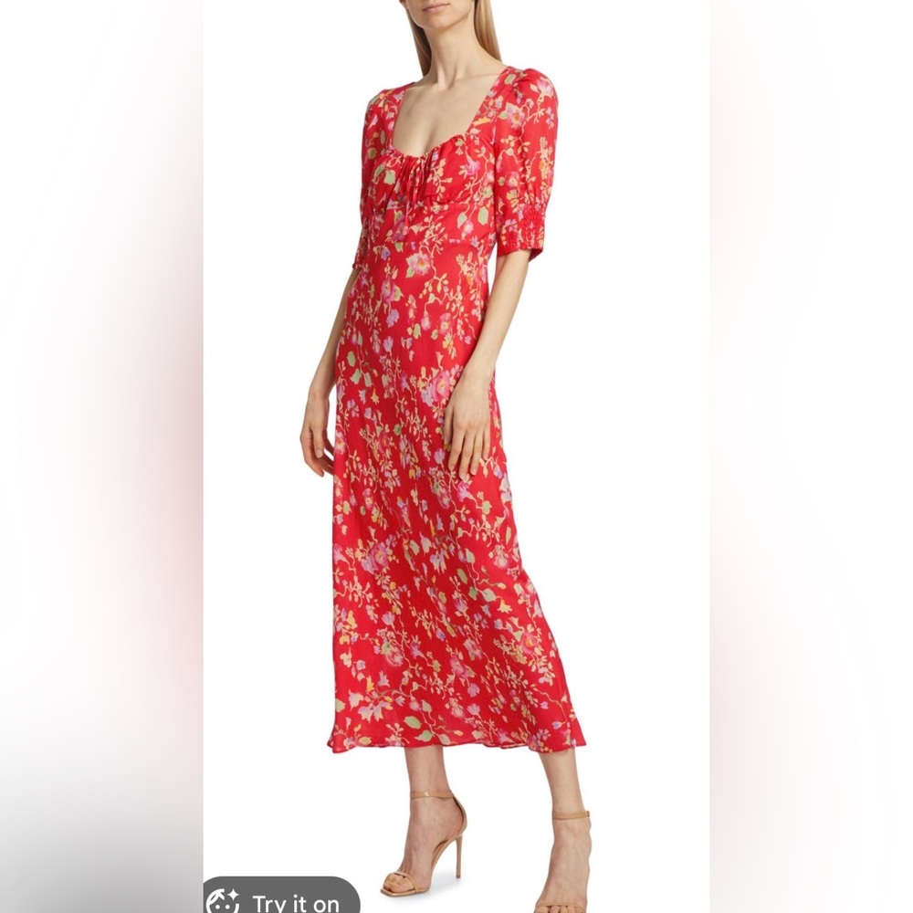 NWT Rixo Alida Maxi Dress Sz 6 Anthropologie Free People
